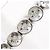 Autre Marque Bracciale con charm in oro bianco 14K con diamante D'oro - vista 2