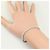Autre Marque Bracciale con charm in oro bianco 14K con diamante D'oro - vista 5