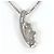 Autre Marque Collana con pendente in oro bianco 18K e diamanti D'oro - vista 3