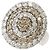 Autre Marque 18K Weißgold-Ring mit braunem Diamanten Golden
