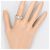 Autre Marque 14K Weißgold Diamantring Golden - Ansicht 6