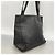 Borsa Tote Chanel in pelle di vitello martellata nera Nero - vista 2
