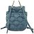 Zaino Chanel in pelle blu - vista 9