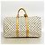 Louis Vuitton Damier Azur Keepall 50 Boston Bag Bianco - vista 11