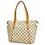 Louis Vuitton Damier Azur Totally PM Tote Bag Weiß