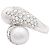 Autre Marque „Toi & Moi“-Ring, Weißgold, Perlen, Diamanten - Ansicht 2