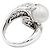 Autre Marque „Toi & Moi“-Ring, Weißgold, Perlen, Diamanten - Ansicht 3