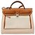 Hermès Borsa 2-way Hermes Herbag Zip PM Toile GM Gold G Stamp D'oro - vista 7