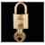 Hermès Gold-plated Padlock and Key Charm Golden  - view 2