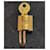 Hermès Gold-plated Padlock and Key Charm Golden  - view 4