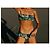 Autre Marque Bikini Como un pez en el agua de Algodón Gofrado Estampado Leopardo - Verde Militar Negro Caqui Estampado de leopardo - vista 13