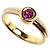 Cartier 18K Gold Rubin Ring
