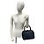 GUCCI Sac à main en toile Micro GG Logo et cuir Old Gucci Noir - vue 2