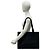 Sac cabas Chanel Vintage Coco Mark en peau caviar Noir - vue 2