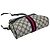 Gucci Sherry Line GG Logo Muster Leder Mini Schultertasche Rot Marineblau - Ansicht 7