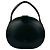 Bolsa de mão redonda de couro Loewe Vintage Anagram Mini Tote Preto