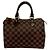 Borsa Louis Vuitton Speedy 25 motivo Damier Marrone