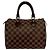 Borsa Louis Vuitton Speedy 25 motivo Damier Marrone - vista 3