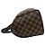 Borsa Louis Vuitton Speedy 25 motivo Damier Marrone - vista 5