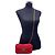 Fendi Mini borsa baguette a tracolla in nappa e shearling rosa fucsia - vista 2