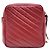 Gucci Borsa Camera GG Marmont in pelle trapuntata diagonale rossa con doppia zip Rosso - vista 3