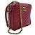 Gucci Borsa Camera GG Marmont in pelle trapuntata diagonale rossa con doppia zip Rosso - vista 7