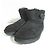 Autre Marque UGG MINI BAILEY BUTTON Lammfell Kurzstiefel Schwarz