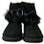 Autre Marque UGG GITA klassische Lammfellstiefel Schwarz - Ansicht 2