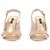 Louis Vuitton Sandalen aus Leder Gold Größe 37 Golden - Ansicht 3