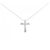 Autre Marque Collana in platino e diamanti Argento