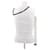 Courreges Top blanco asimétrico - vista 2