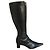Autre Marque Botas altas Parcours de cuero negro