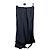 Autre Marque Rave Review Gonna midi a righe sottili nere e pizzo Nero