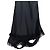 Autre Marque Rave Review Gonna midi a righe sottili nere e pizzo Nero - vista 2