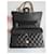 Timeless Chanel Classic Flap Medium Borsa Pelle Caviar Nera Nero - vista 8