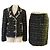 Timeless Conjunto de saia e casaco em tweed preto e branco Chanel - vista 3