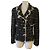 Timeless Conjunto de saia e casaco em tweed preto e branco Chanel - vista 4