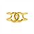 Timeless Bracciale rigido Chanel Vintage placcato oro D'oro