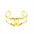 Timeless Bracciale rigido Chanel Vintage placcato oro D'oro - vista 2