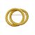 Broche Double Circle Christian Dior Dourado