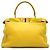 Borsa Fendi Peekaboo Medium Selleria da donna Giallo - vista 2