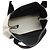 Everyday Borsa a tracolla Balenciaga Navy Cabas Small Nero Bianco - vista 6