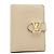 Cartera compacta vertical Louis Vuitton LV Beige Azul claro