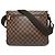 Borsa a Spalla Louis Vuitton Brooklyn MM Marrone - vista 2