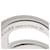 Hermès Hermes Osmo GM #53 Silver Band Ring - vista 6