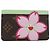 Louis Vuitton x Takashi Murakami Tarjetero Monogram Castaño