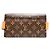 Cinturón Louis Vuitton Monogram Pouch PM Castaño - vista 2