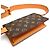 Cinturón Louis Vuitton Monogram Pouch PM Castaño - vista 4