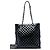 Tote Chanel Black CC Quilted Patent North South Nero - vista 6