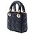 Lady Dior in micro agnello cannage nero di Dior - vista 2